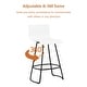 preview thumbnail 7 of 14, Bar Stools Set of 4 Counter Height Bar Stools Modern Swivel Bar Stools Bar Chairs with Back Plastic