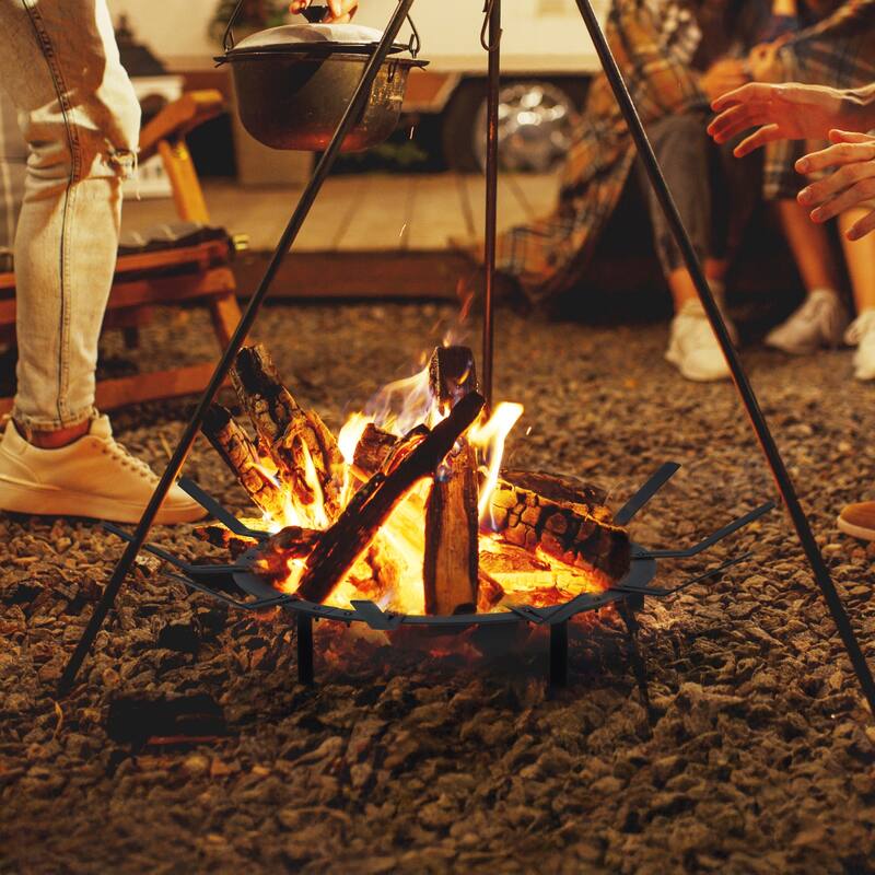 Aoodor 21"-31" Adjustable Fire Pit Grate