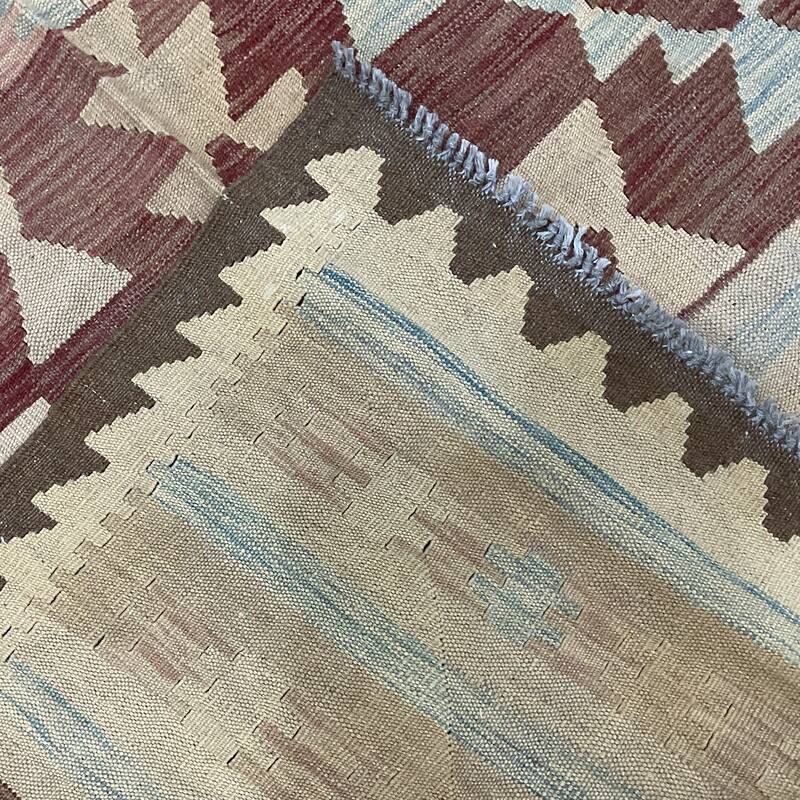 HERAT ORIENTAL Hand-woven Mimana Wool Kilim Rug - 4' x 6'1"