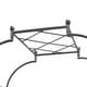 preview thumbnail 3 of 3, Achla Designs 106"H Graphite Powdercoat Finish Wrought Iron Lattice Tunnel Arbor