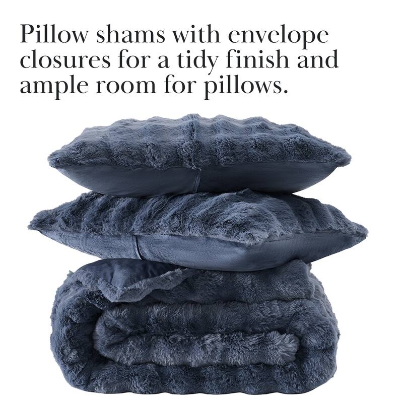 Luxe & Soft Faux Fur Comforter Set