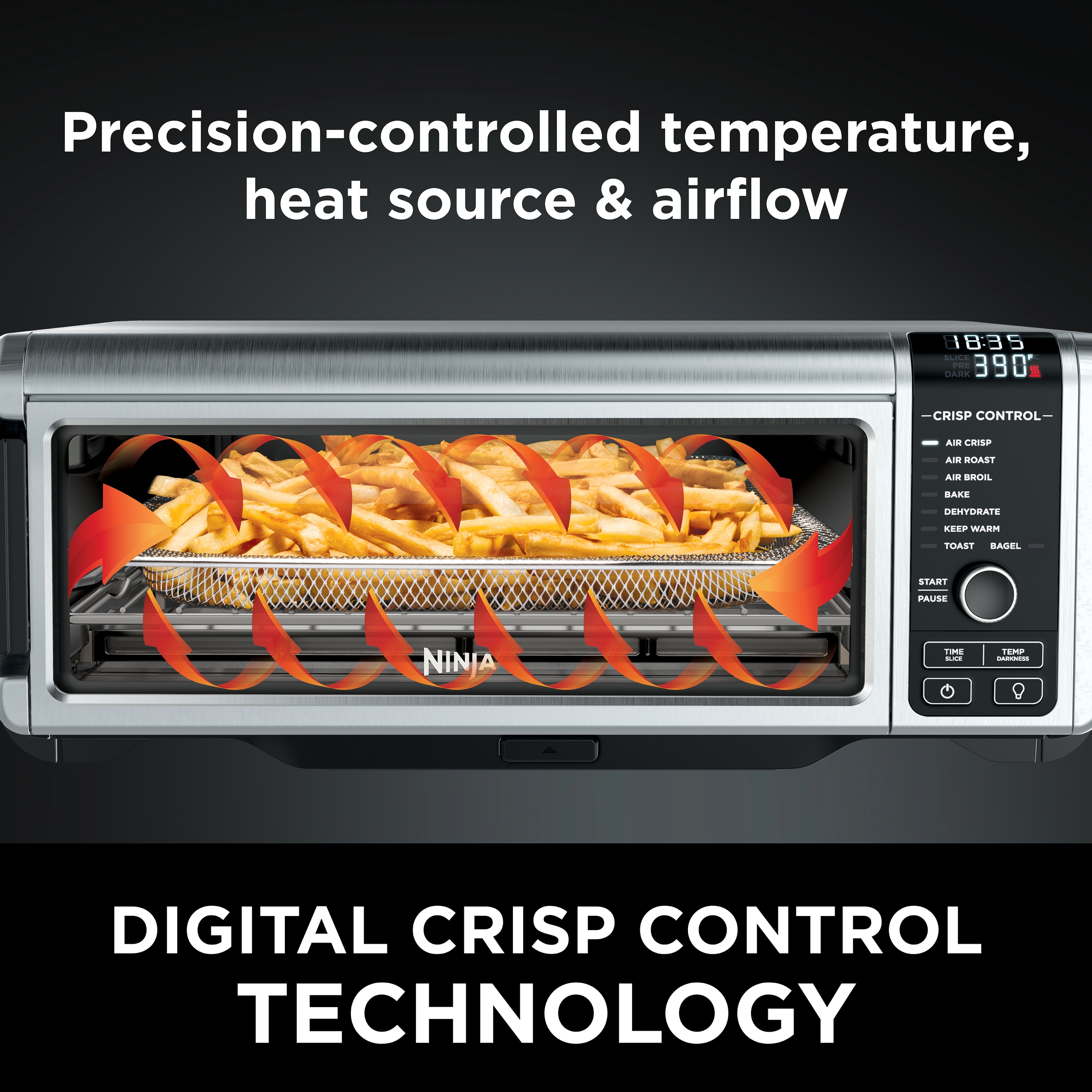 【在庫処分大特価!!】 Digital SP101 Ninja Air 8-in-1 with Oven Countertop Fry トイガン