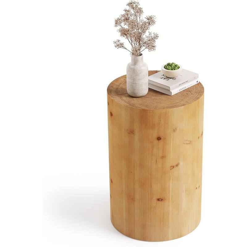 15.4-inch End/Side Table for Small Spaces, Modern Plant Stand, No Assembly Required