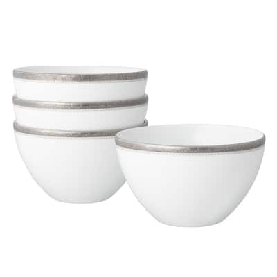 Noritake Charlotta Set Of 4 Cereal Bowls, 6", 29 Oz.