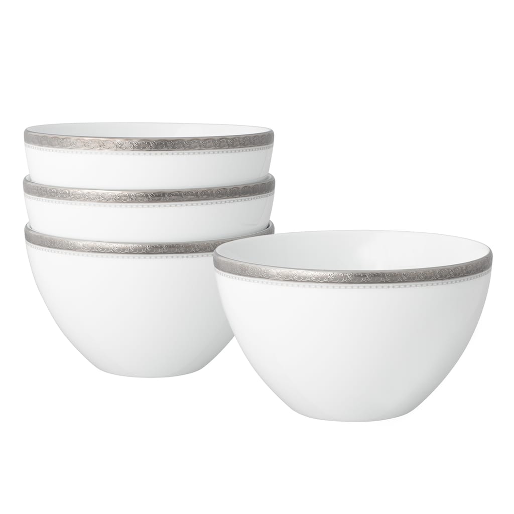 Noritake Charlotta Set Of 4 Cereal Bowls, 6", 29 Oz.