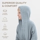 preview thumbnail 15 of 43, Comfy Cubs Muslin Bath Robe for Kids 100% Cotton, 4-Layer Absorbent Muslin Fabric