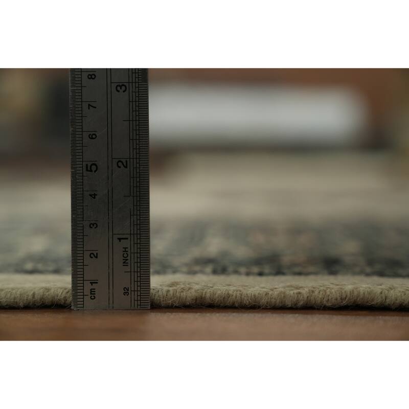 Hand Knotted Oriental 100% Wool Carpet Traditional All-Over Beige & Ivories Bokhara Area Rug - 8' 6'' X 6' 0''