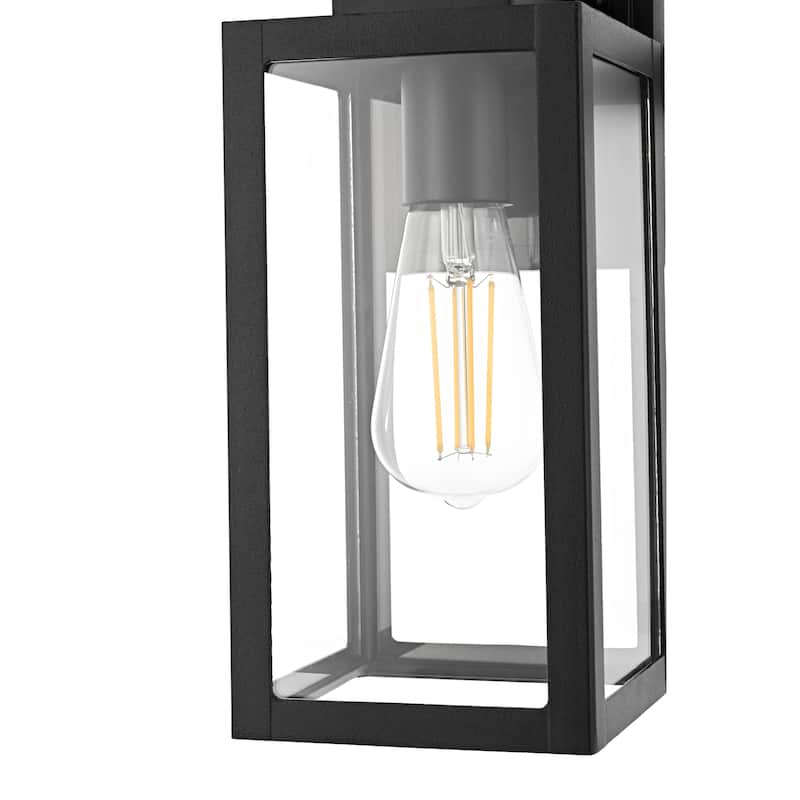 Lachlan 13 inch Outdoor Wall sconce in Black - 13"