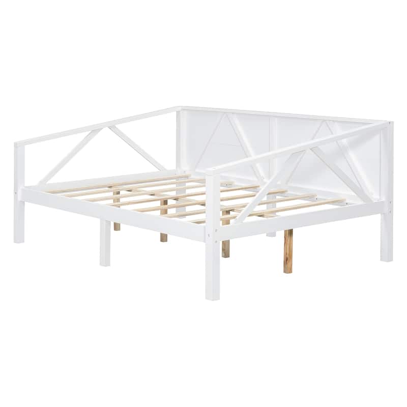 Multi-Functional Design Full Size Daybed 79.5" X 57.1" X 34.7"(L X W X H)