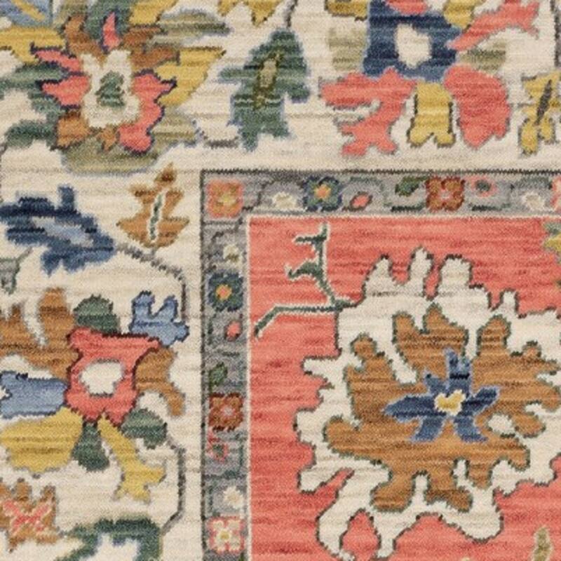 HomeRoots Oriental Traditional Rectangle Area Rug