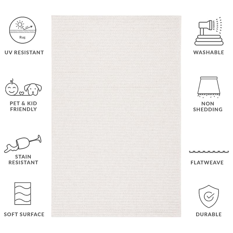 SAFAVIEH Sisal All-Weather Zhanat Transitional Indoor/Outdoor Rug