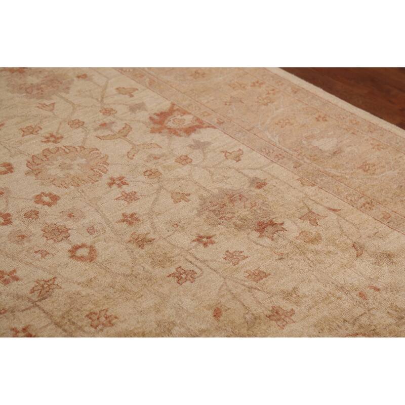 Peshawar Oriental Area Rug Hand-Knotted Wool Carpet - 6'0"x 9'2"