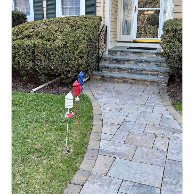 33" Americana Fireworks Stakes, Set of 3