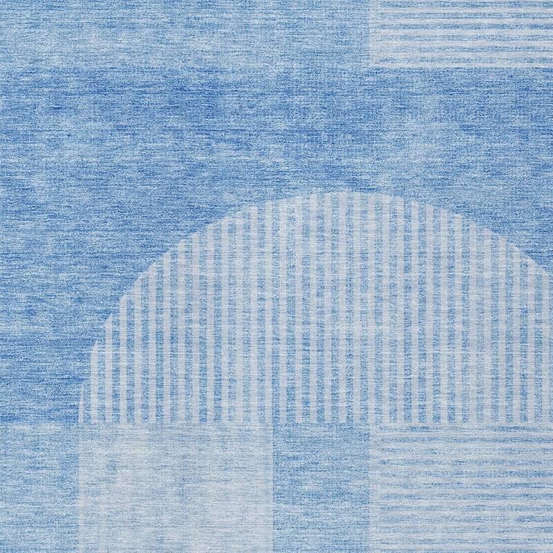 HomeRoots Geometric Transitional Rectangle Outdoor Rug