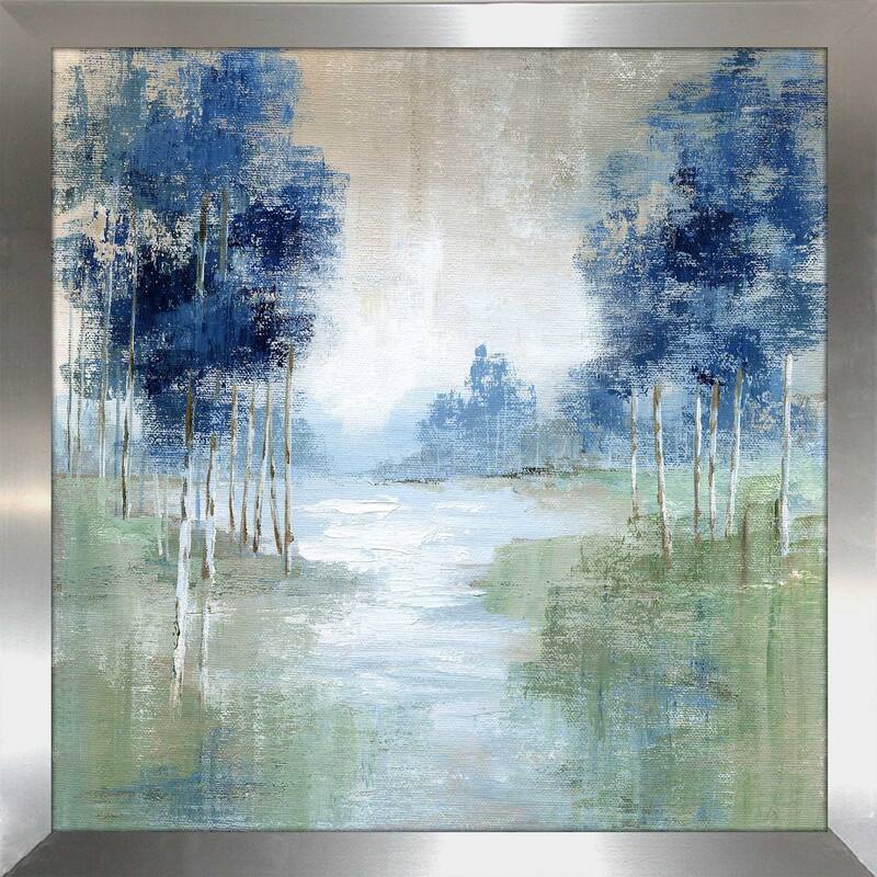 "Birch River (Square)" by Nan Print on Acrylic
