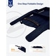 preview thumbnail 78 of 78, WINSOON All Weather HIPS Folding Adirondack Chair with Ottoman, 5-Gear Adjustable Backrest and Retractable Ottoman Set of 4