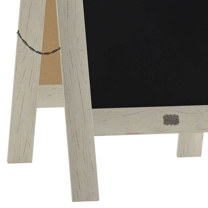 Wood A-Frame Magnetic Chalkboard Set-Markers, Stencils, and Magnets