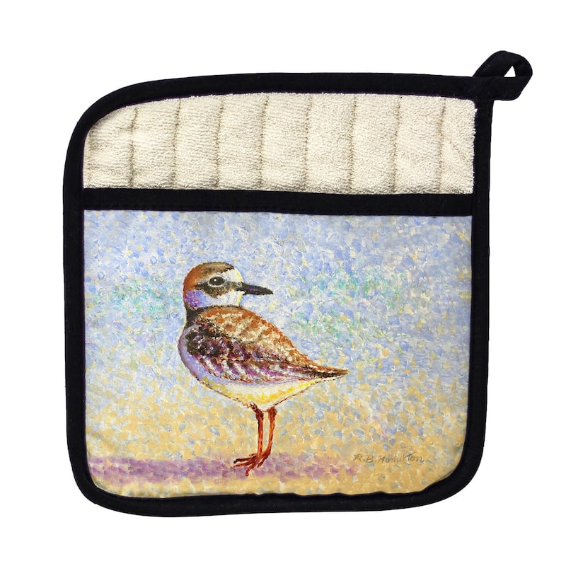 Wilson's Plover Pot Holder - 9x9