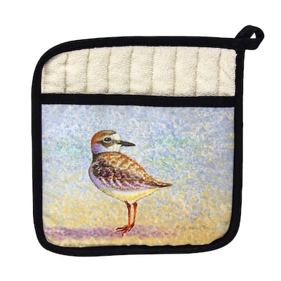 Wilson's Plover Pot Holder - 9x9