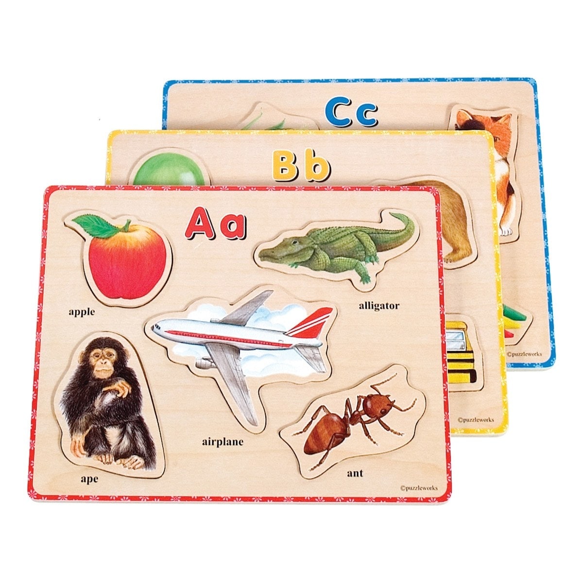 Puzzleworks Individual 5 Piece ABC Puzzles - Set of 26 - Bed Bath