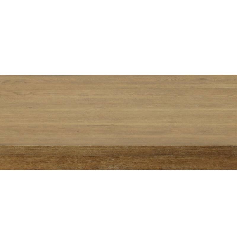 2-Drawer Rectangular Bar Table - 54" - Honey Brown