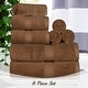 preview thumbnail 101 of 198, Egyptian Cotton 8 Piece Ultra Plush Solid Towel Set by Miranda Haus