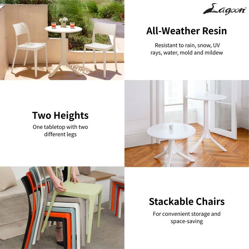 La Vie Resin Outdoor Bistro Set