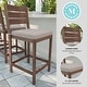 preview thumbnail 3 of 20, Martha Stewart 2PK All-Weather Patio Bar Stools with Seat Cushions - 19.5"W x 22.5"D x 44.5"H