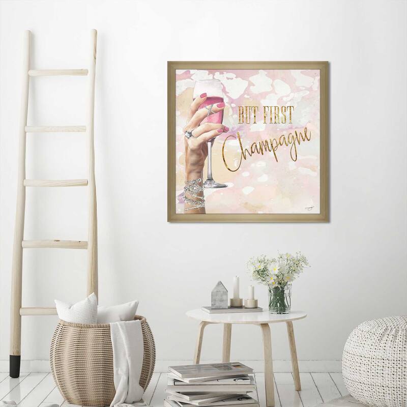 "But First, Champagne" by Jodi Print on Acrylic
