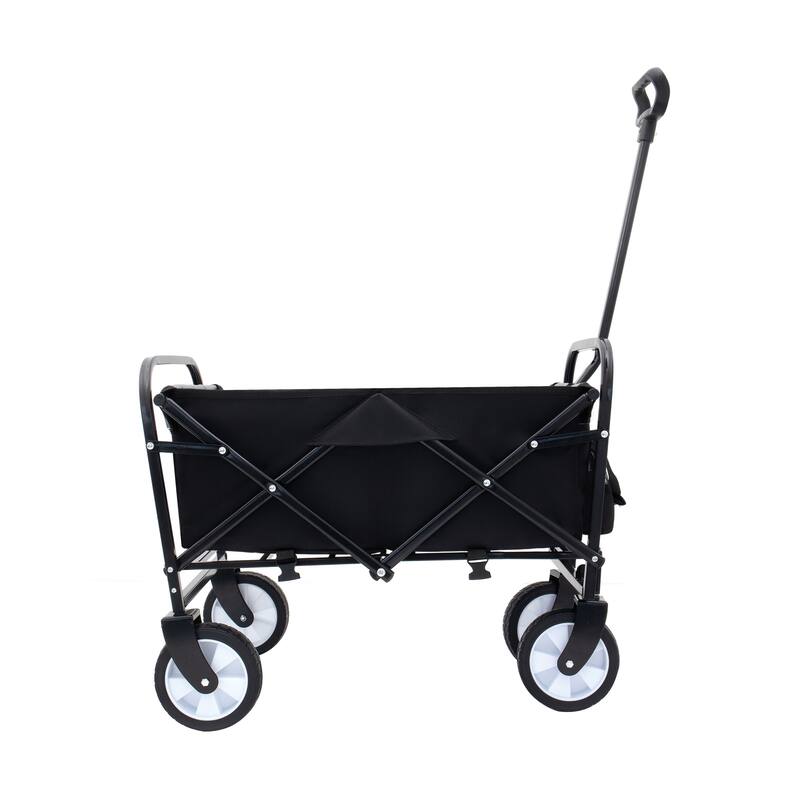 Foldable Wagon with Straps, Beach & Utility Cart, 225lb Capacity