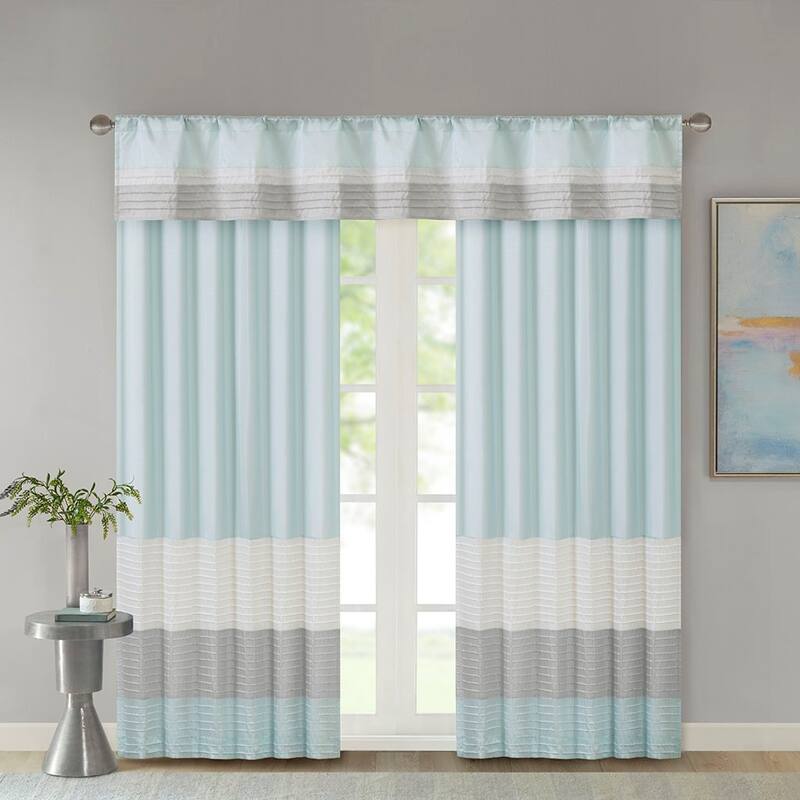 Polyoni Pintuck Curtain Panel