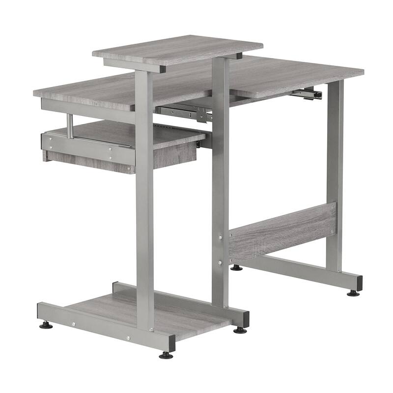 Complete Computer Workstation Desk,High quality and durable, Grey