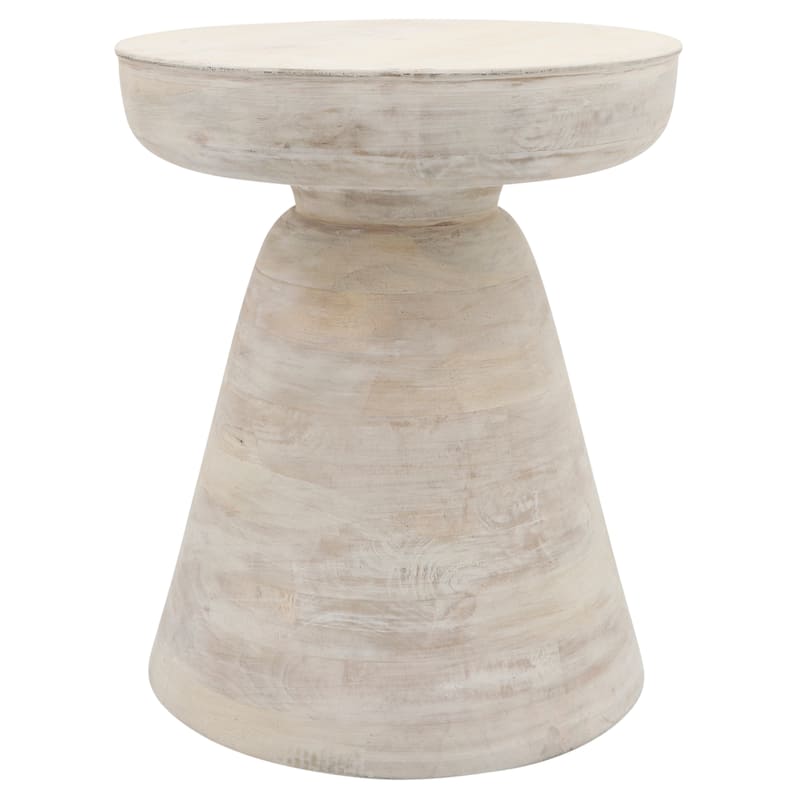 Wood, 19" Side Table, Black