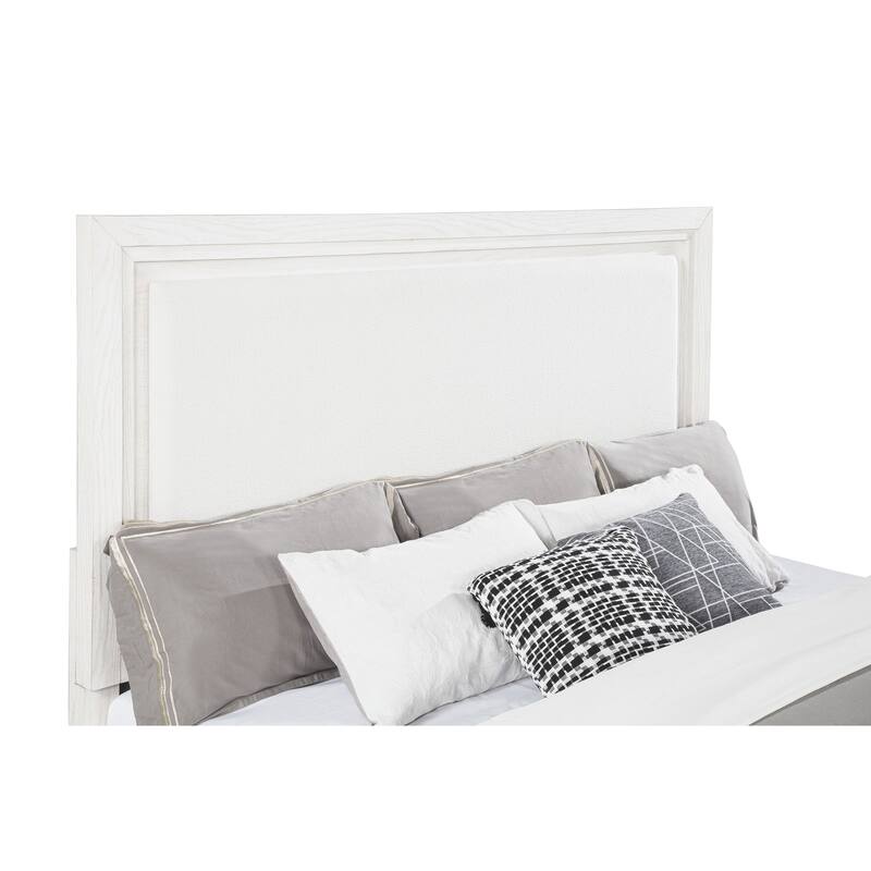 Marielle 5-Piece Bedroom Set Distressed White