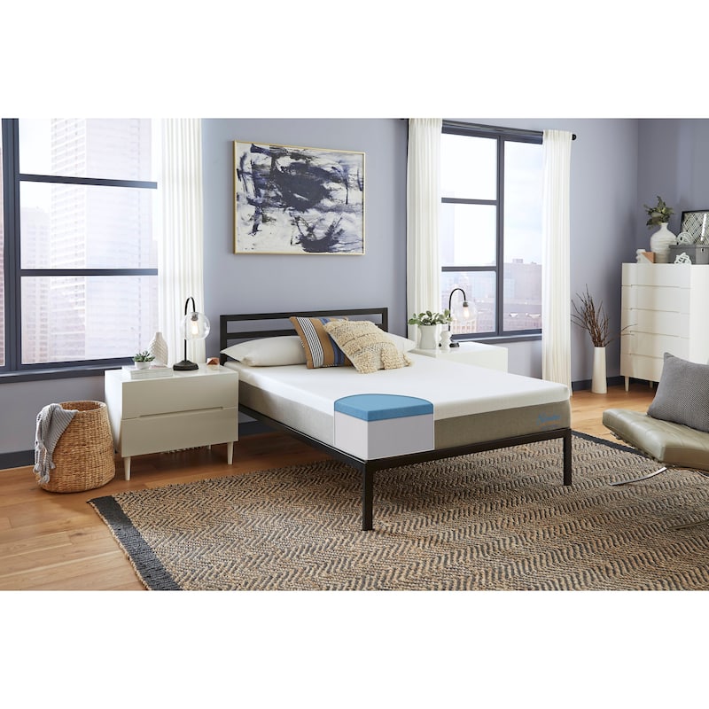 Slumber Solutions Essentials 10-inch Gel Memory Foam Mattress - White