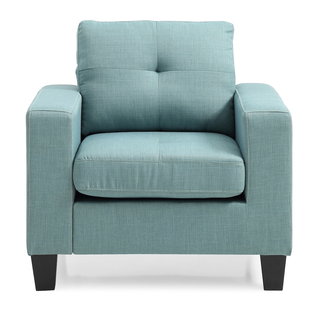 Pocket Coil Seating Accent Chair - 36" - Green