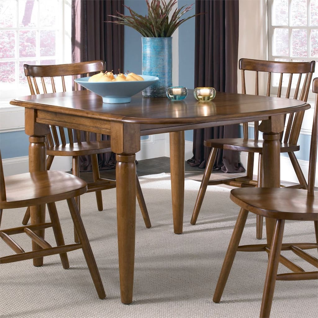 Creations Multi Drop Leaf Table - Tobacco - Brown