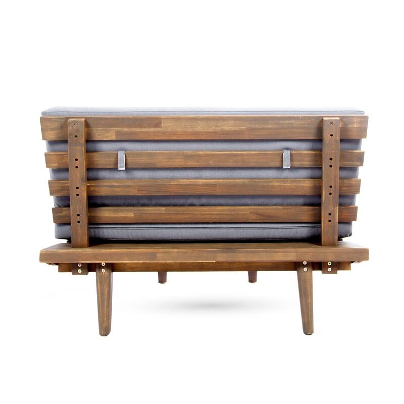 Hillcrest Outdoor V-shaped 4-piece Acacia Sectional by Christopher Knight Home