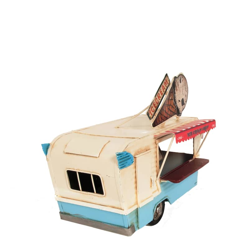 Ice Cream Trailer Metal Model