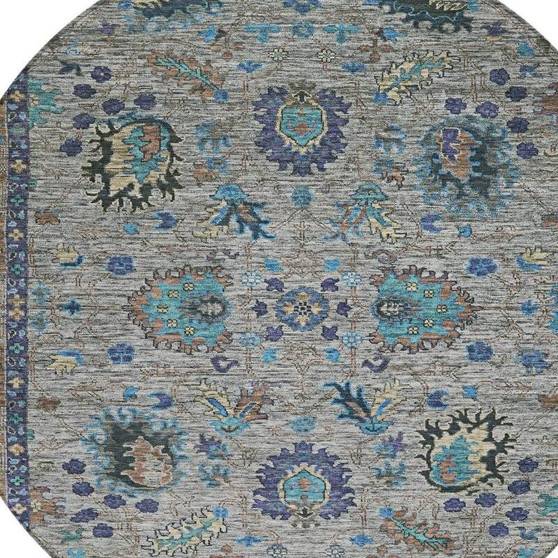 HomeRoots Floral Traditional Rectangle Outdoor Rug