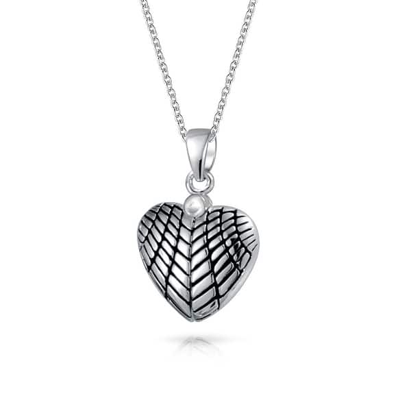 Personalized Angel Wing Heart Locket Necklace That Hold Pictures Photo Heart Shape Locket Gift for Girl Women