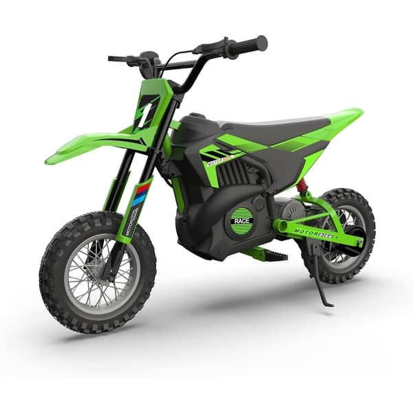 slide 2 of 21, 24V Ride on Motorcycle for Kids Green