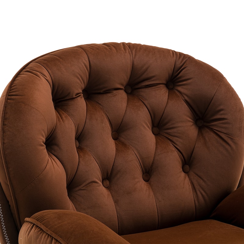 Accent chair TV Chair Living room Chair with Ottoman