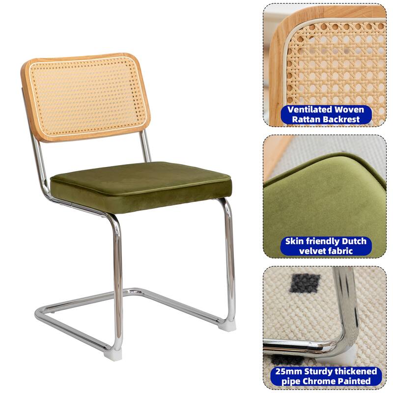 Modern Mid Century Breuer Designed Chairs Set of 2