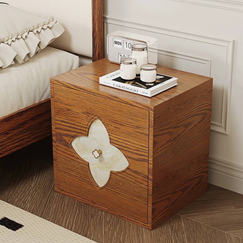 19.6'' W Nightstand With Storage, Bedside Table, Accent Cabinet With Door