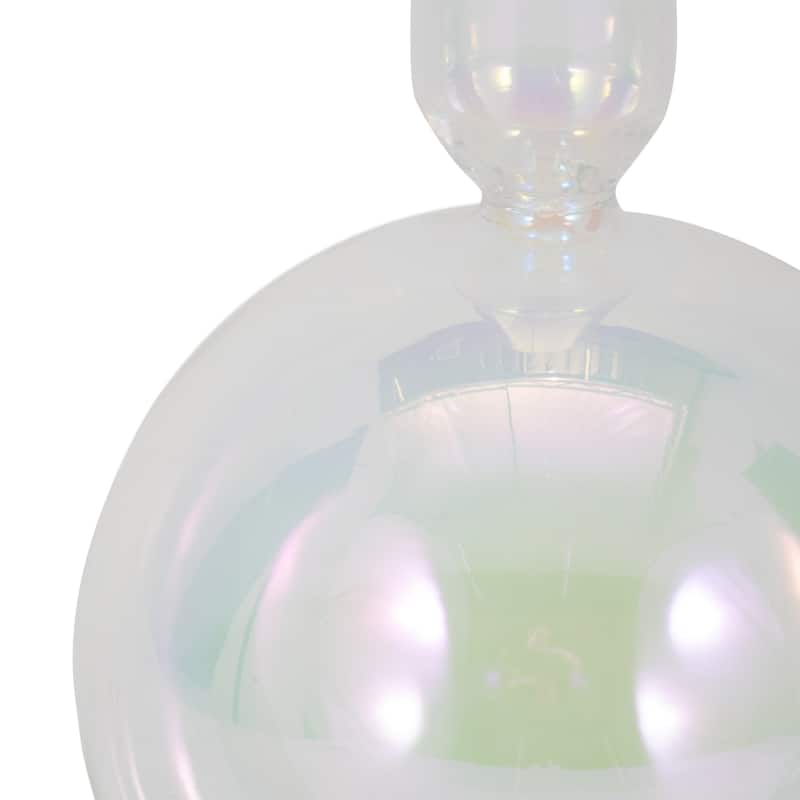 Sagebrook Home Glass Elegance - Illuminate Your Space with Unique Candle Holders - 4" x 4" x 7"