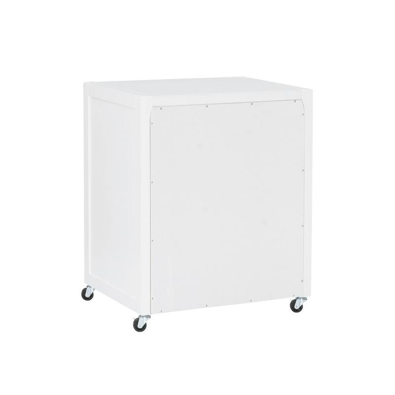 Linon Poppy Rolling File Cabinet