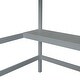 preview thumbnail 9 of 19, Full Size High Loft Bed with Built-in Desk and Ladders