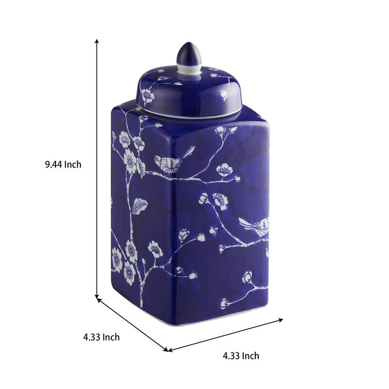 Handmade Ceramic Accent Decorative Ginger Jar