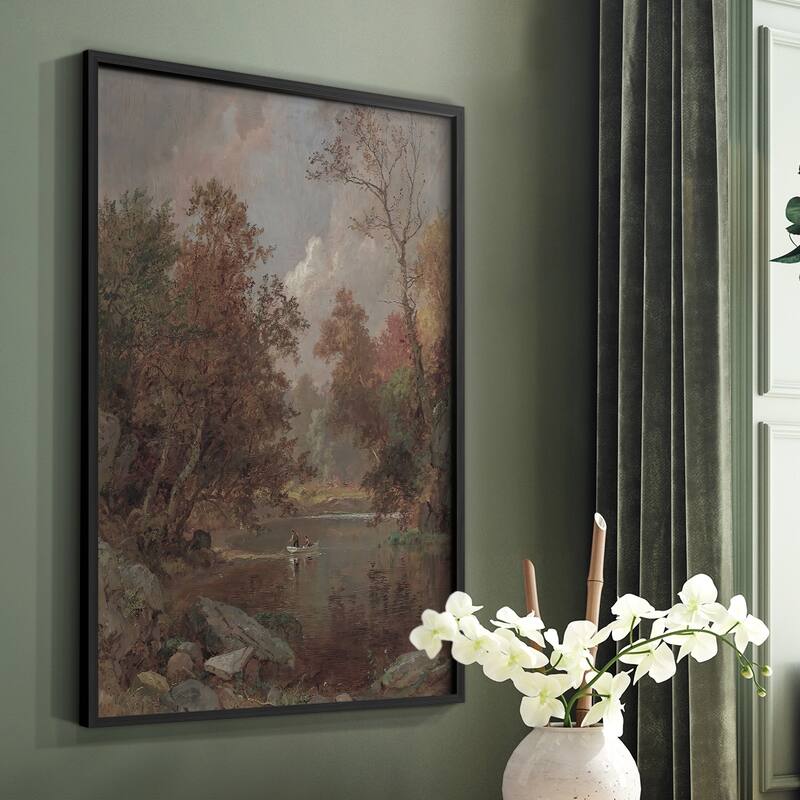 Vintage Landscape XXXVII -Framed Print